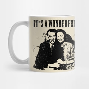 it's a wonderful life // movie retro Mug